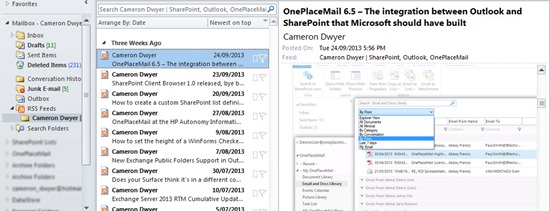 08-Get-SharePoint-Top-50-Blog-Site-Content-Free-Blog-Articles-Deliverred-in-Outlook-Cameron-Dwyer