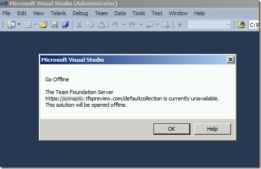 How to fix issue with opening Visual Studio solution from tfspreview ...