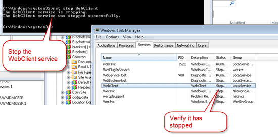 webdav-path-not-valid-sharepoint-fix-cameron-dwyer-01-stop-webclient-service