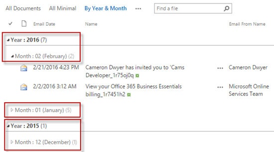 sharepoint-views-date-group-by-cameron-dwyer-06-view-result-group-by-year-then-month